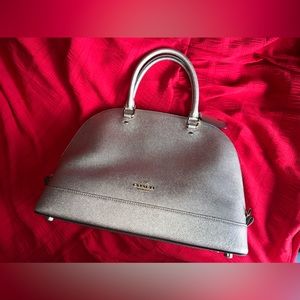 Coach Sierra Satchel Metallic Gold